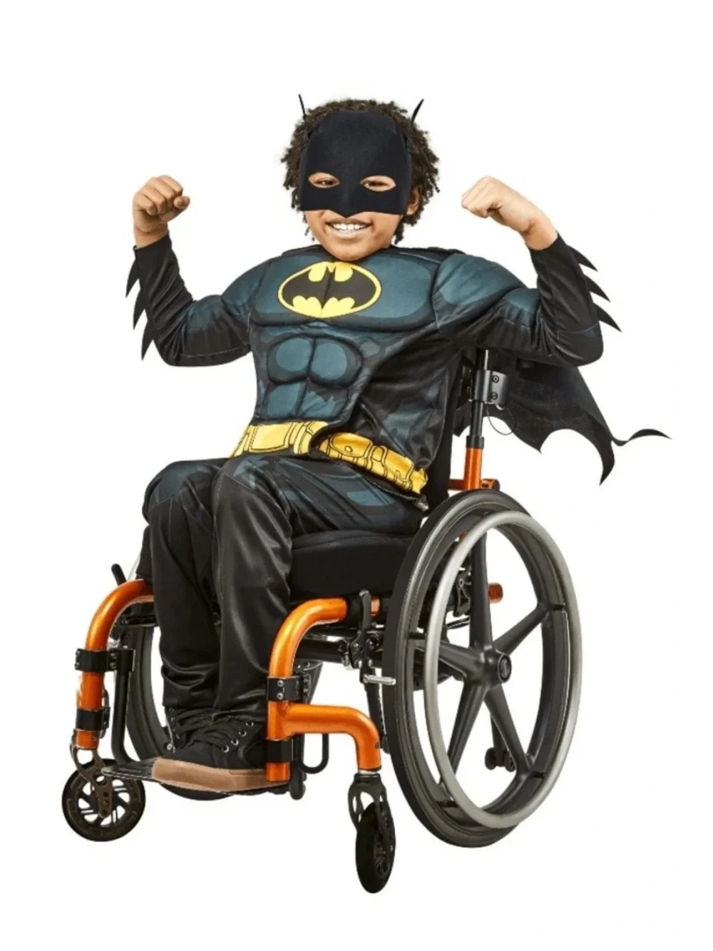 Kids DC Superhero Batman Wheelchair Friendly Costume Rubies Size M 8 NWT